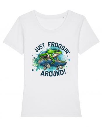 Just Froggin' Around! White