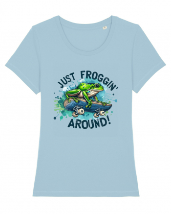 Just Froggin' Around! Sky Blue
