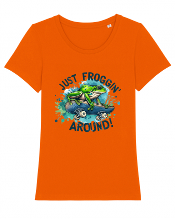 Just Froggin' Around! Bright Orange