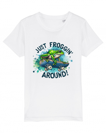 Just Froggin' Around! White