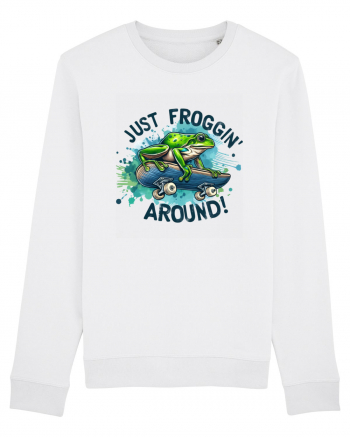 Just Froggin' Around! White