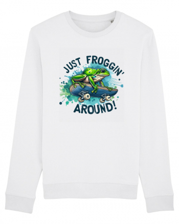 Just Froggin' Around! Bluză mânecă lungă Unisex Rise