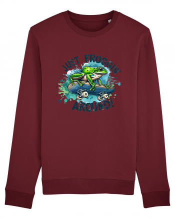 Just Froggin' Around! Burgundy