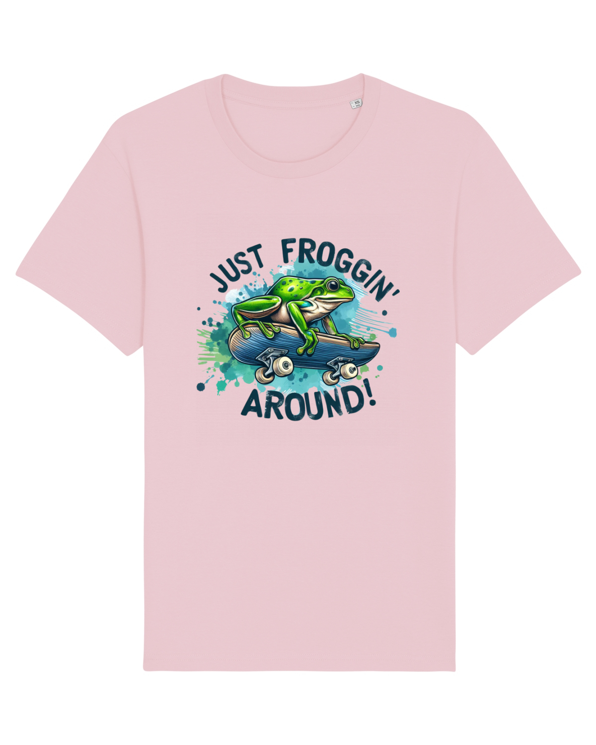 Tricou mânecă scurtă Unisex Rocker Cotton Pink
