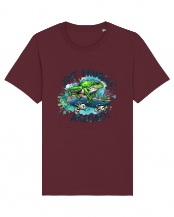 Just Froggin' Around! Burgundy