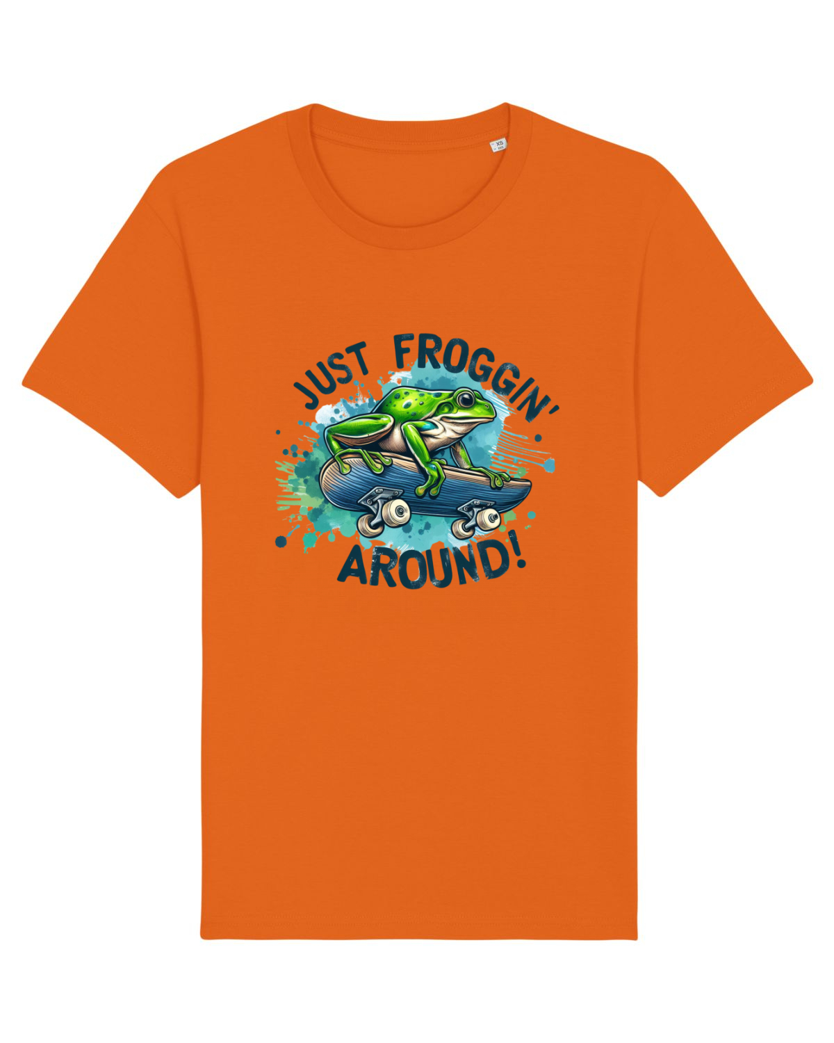 Tricou mânecă scurtă Unisex Rocker Bright Orange
