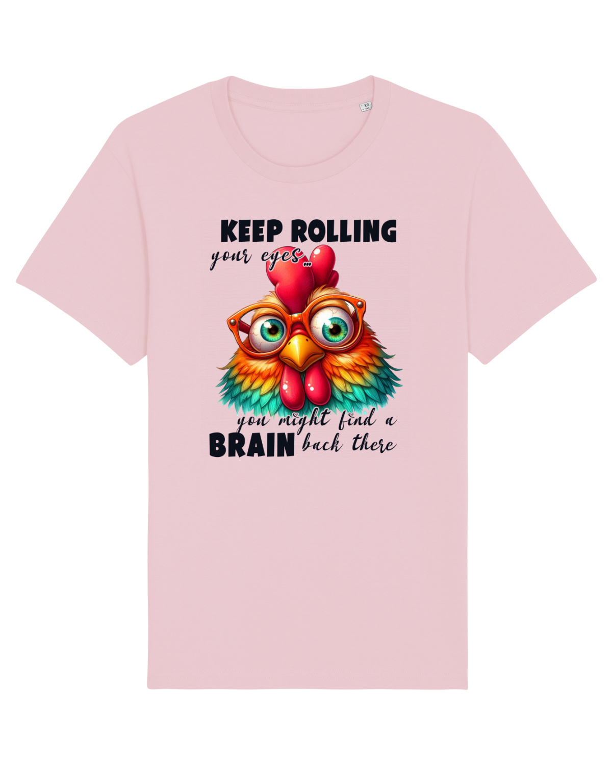 Tricou mânecă scurtă Unisex Rocker Cotton Pink