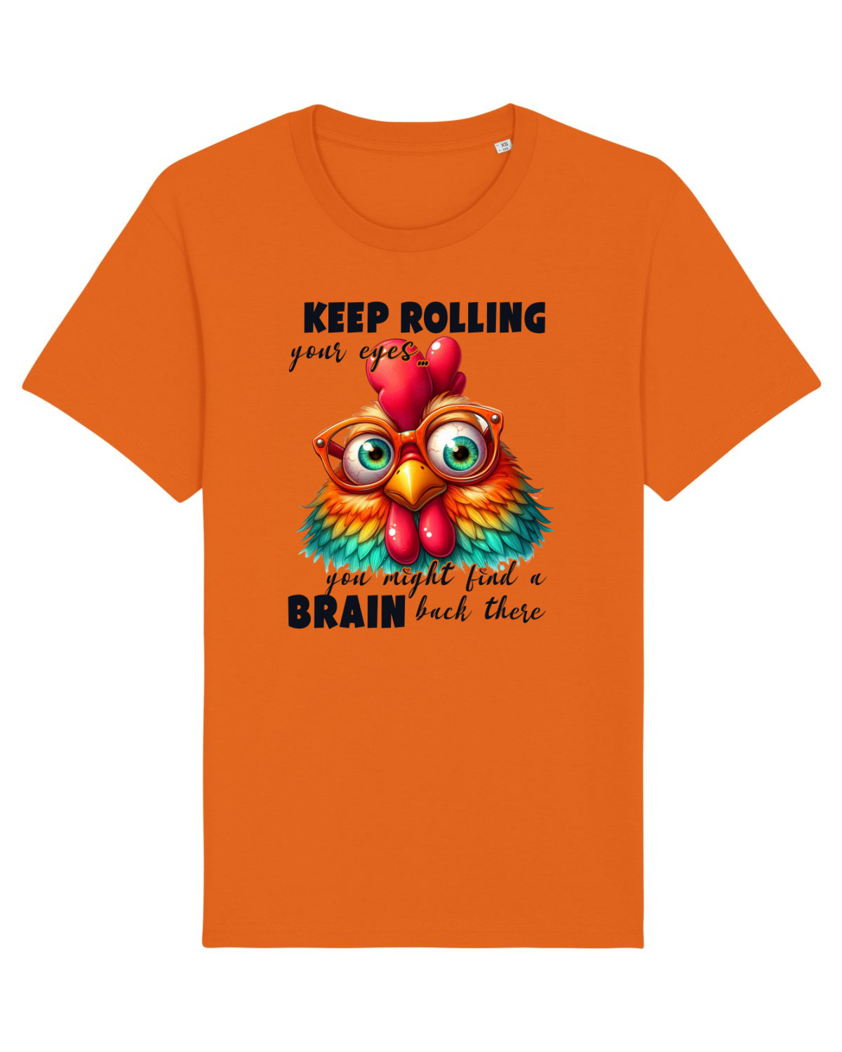Tricou mânecă scurtă Unisex Rocker Bright Orange