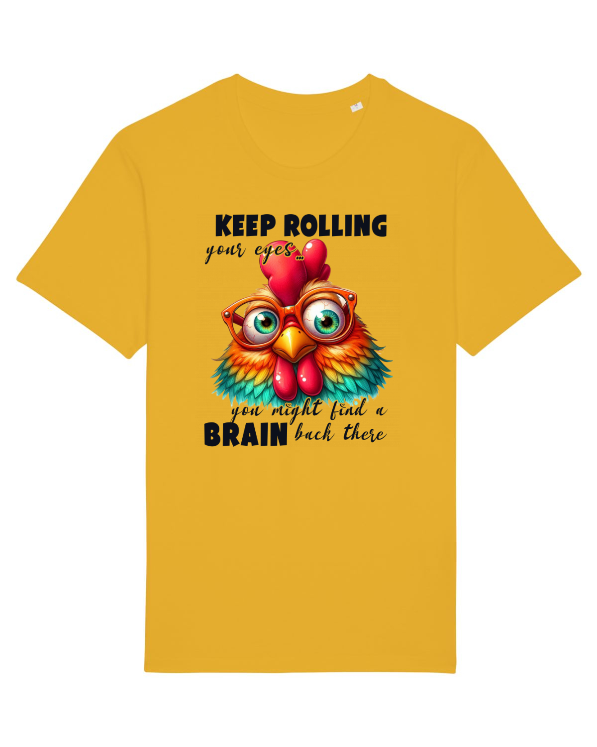Tricou mânecă scurtă Unisex Rocker Spectra Yellow