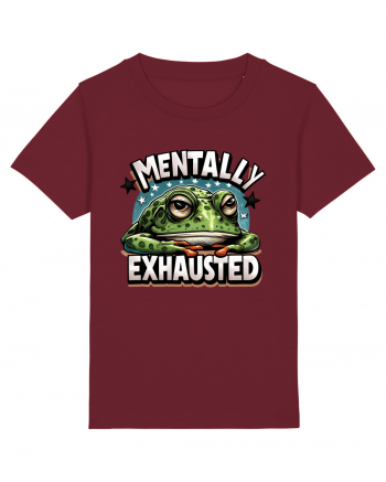 Mentally Exhausted Burgundy