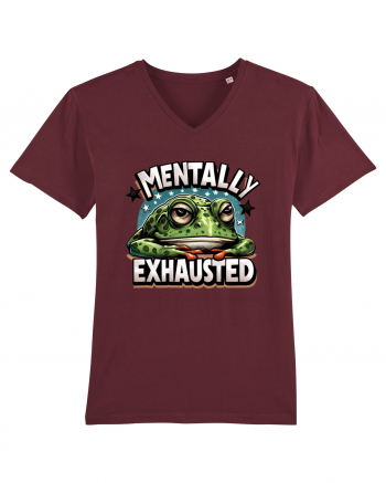 Mentally Exhausted Burgundy