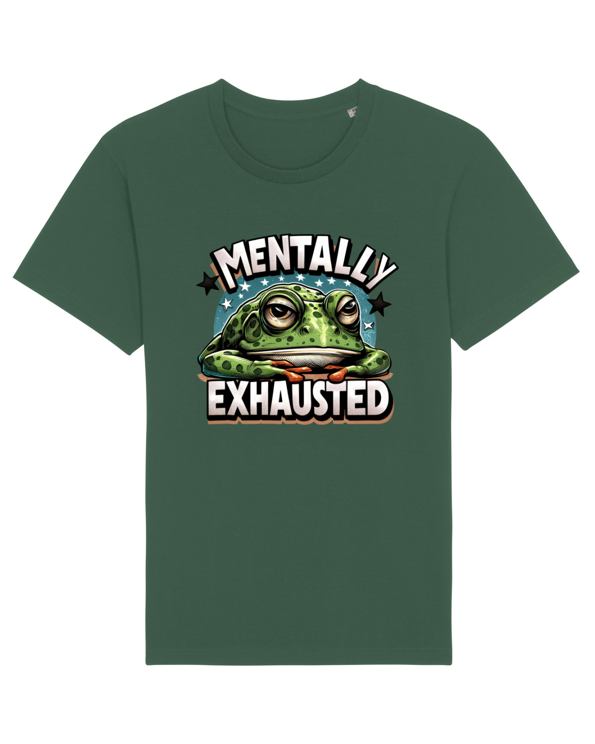 Tricou mânecă scurtă Unisex Rocker Bottle Green
