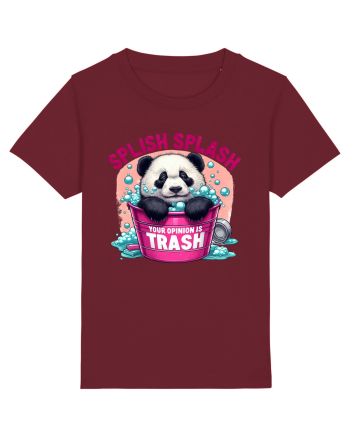 Splish Splash Your Opinion Is Trash Burgundy