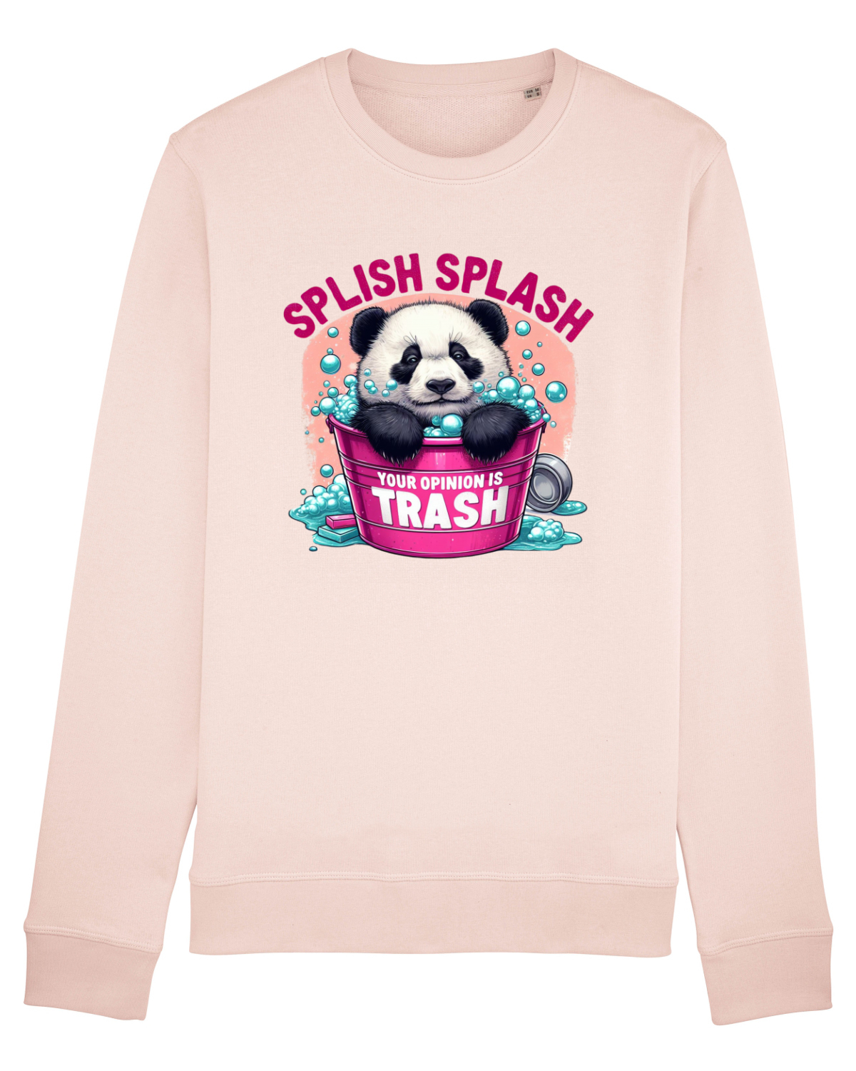 Bluză mânecă lungă Unisex Rise Candy Pink