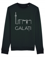 Galați: Mândru să fiu din Galați Bluză mânecă lungă Unisex Rise