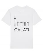 Galați: Mândru să fiu din Galați Tricou mânecă scurtă Unisex Rocker