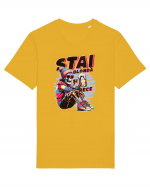 Stai blonda si rece. Un skeleton romanesc Tricou mânecă scurtă Unisex Rocker