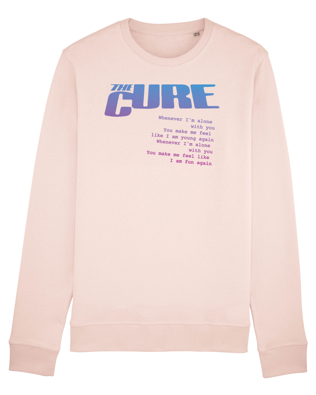 Bluză mânecă lungă Unisex Rise Candy Pink