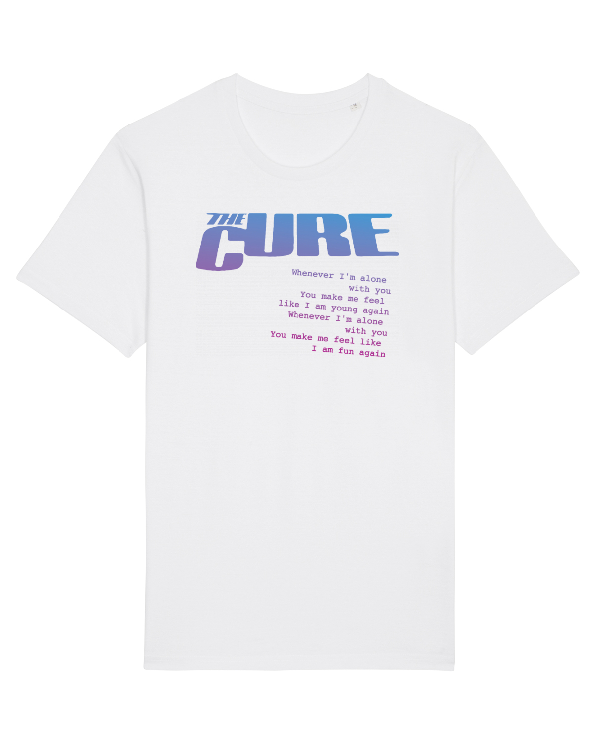 Tricou mânecă scurtă Unisex Rocker White