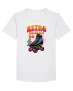 Retro - nascuta prin 80 Tricou mânecă scurtă guler larg Bărbat Skater