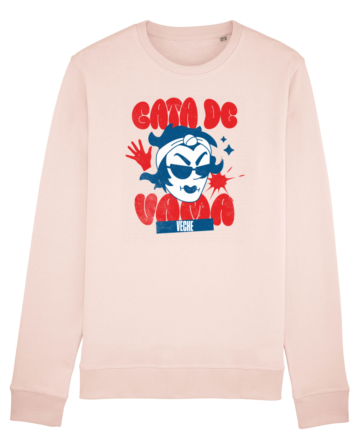 Bluză mânecă lungă Unisex Rise Candy Pink