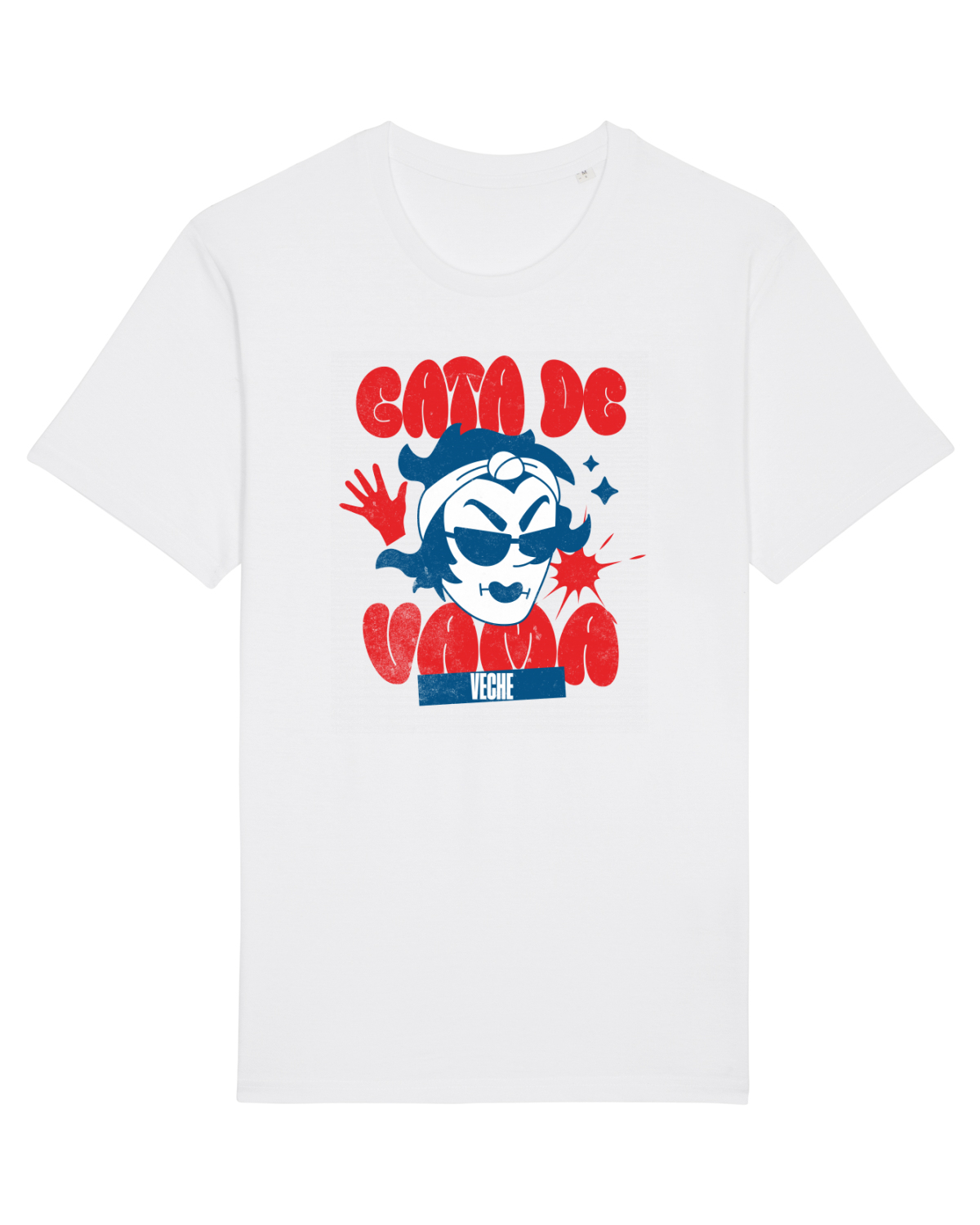 Tricou mânecă scurtă Unisex Rocker White