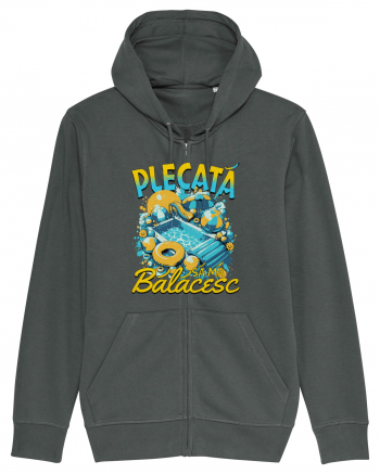 Plecata sa ma balacesc - un tricou de vara, de plaja, de piscina Anthracite