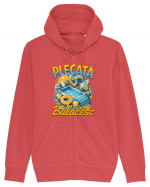 Plecata sa ma balacesc - un tricou de vara, de plaja, de piscina Hanorac cu fermoar Unisex Connector