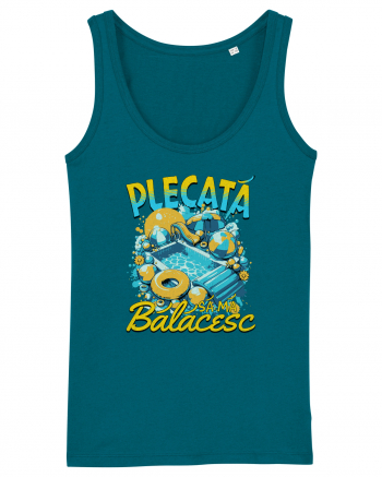 Plecata sa ma balacesc - un tricou de vara, de plaja, de piscina Ocean Depth