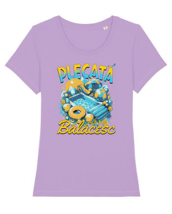 Plecata sa ma balacesc - un tricou de vara, de plaja, de piscina Lavender Dawn