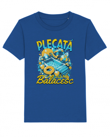 Plecata sa ma balacesc - un tricou de vara, de plaja, de piscina Majorelle Blue