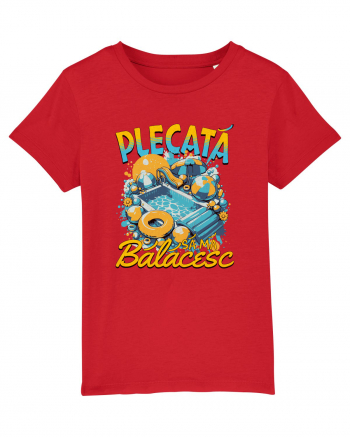 Plecata sa ma balacesc - un tricou de vara, de plaja, de piscina Red