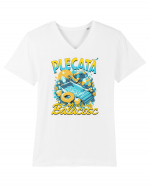 Plecata sa ma balacesc - un tricou de vara, de plaja, de piscina Tricou mânecă scurtă guler V Bărbat Presenter