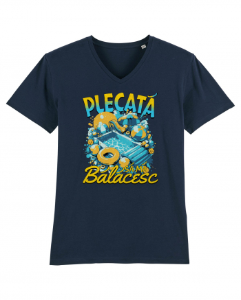 Plecata sa ma balacesc - un tricou de vara, de plaja, de piscina French Navy