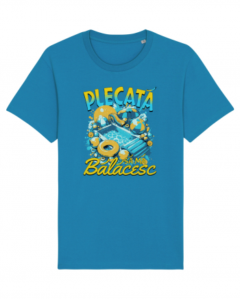 Plecata sa ma balacesc - un tricou de vara, de plaja, de piscina Azur