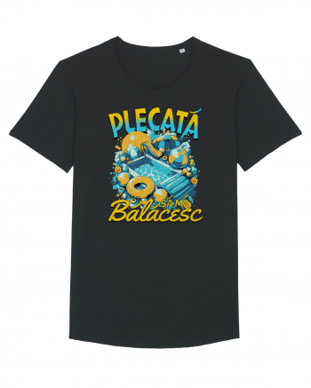 Plecata sa ma balacesc - un tricou de vara, de plaja, de piscina Black