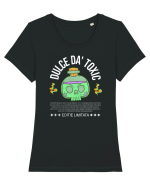 Dulce da toxic - combinatia perfecta Tricou mânecă scurtă guler larg fitted Damă Expresser