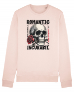 Romantic incurabil - Schelet craniu cu trandafir in gura Bluză mânecă lungă Unisex Rise