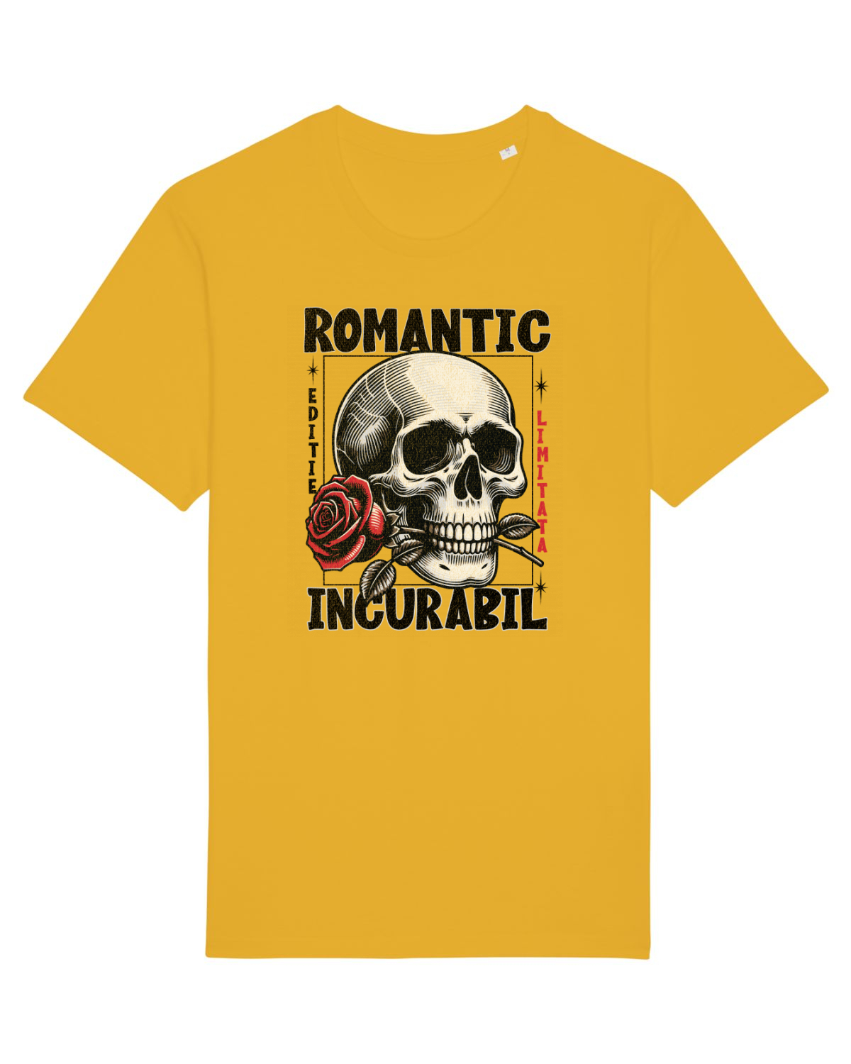 Tricou mânecă scurtă Unisex Rocker Spectra Yellow