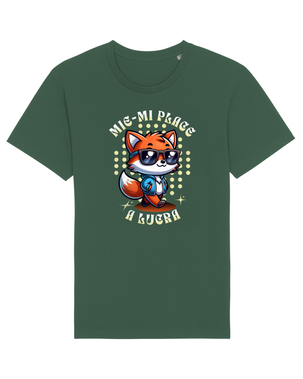 Tricou mânecă scurtă Unisex Rocker Bottle Green