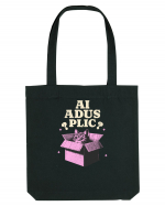 Pisica simpatica - ai adus plic? Sacoșă textilă