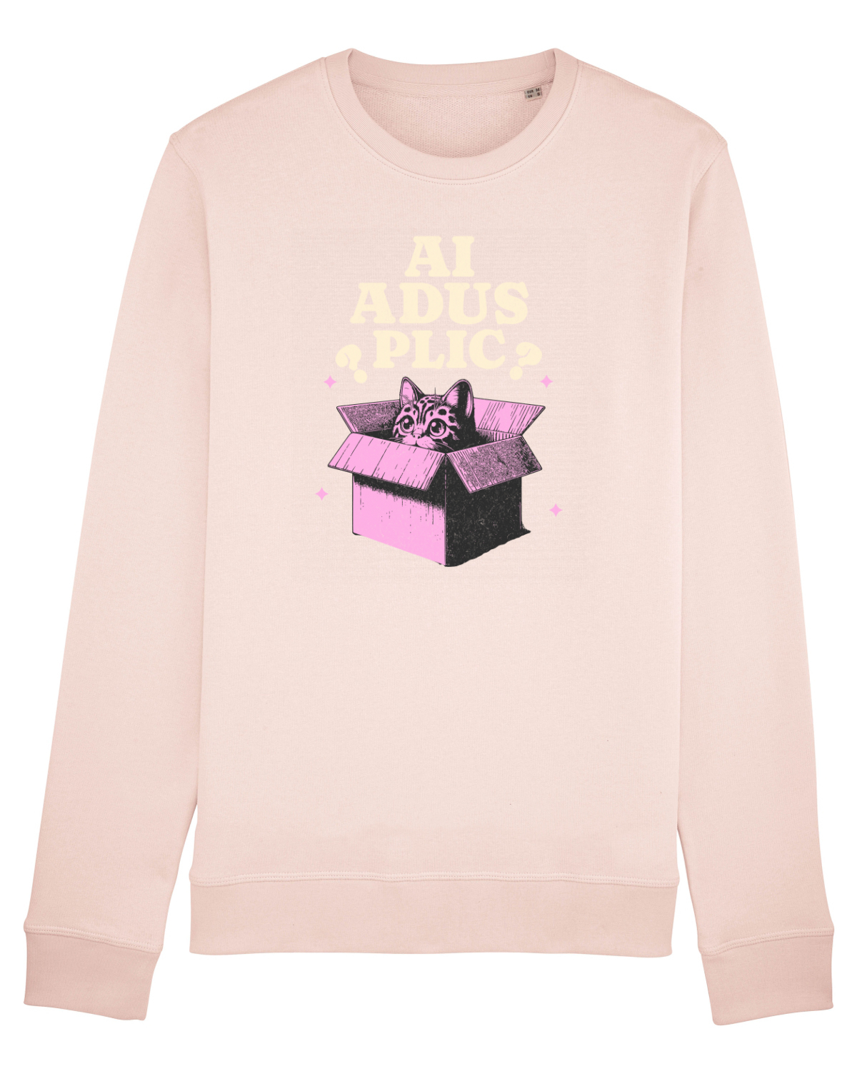 Bluză mânecă lungă Unisex Rise Candy Pink
