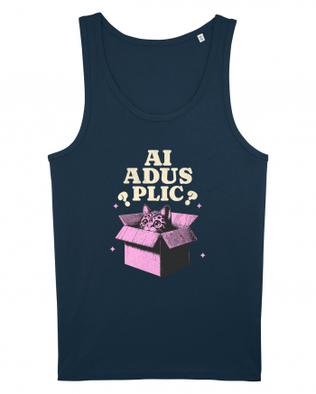 Pisica simpatica - ai adus plic? Navy