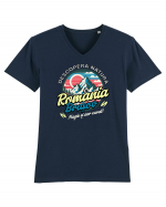 Descopera natura - Romania Brasov, magie si aer curat Tricou mânecă scurtă guler V Bărbat Presenter