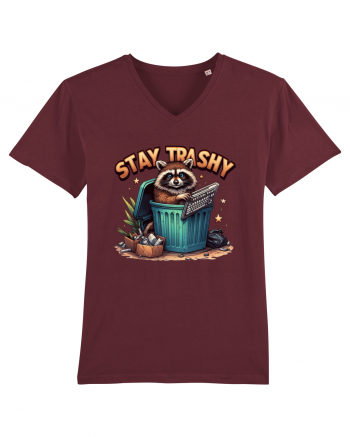 Stay Trashy Burgundy