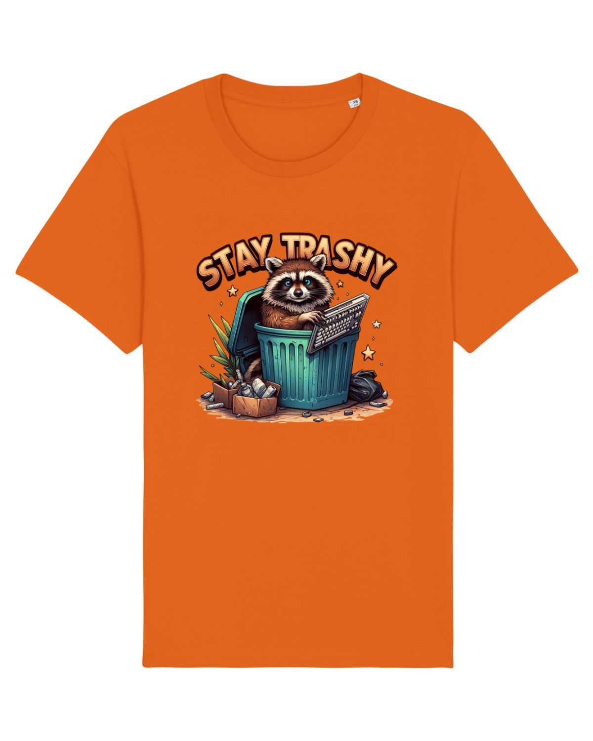 Tricou mânecă scurtă Unisex Rocker Bright Orange