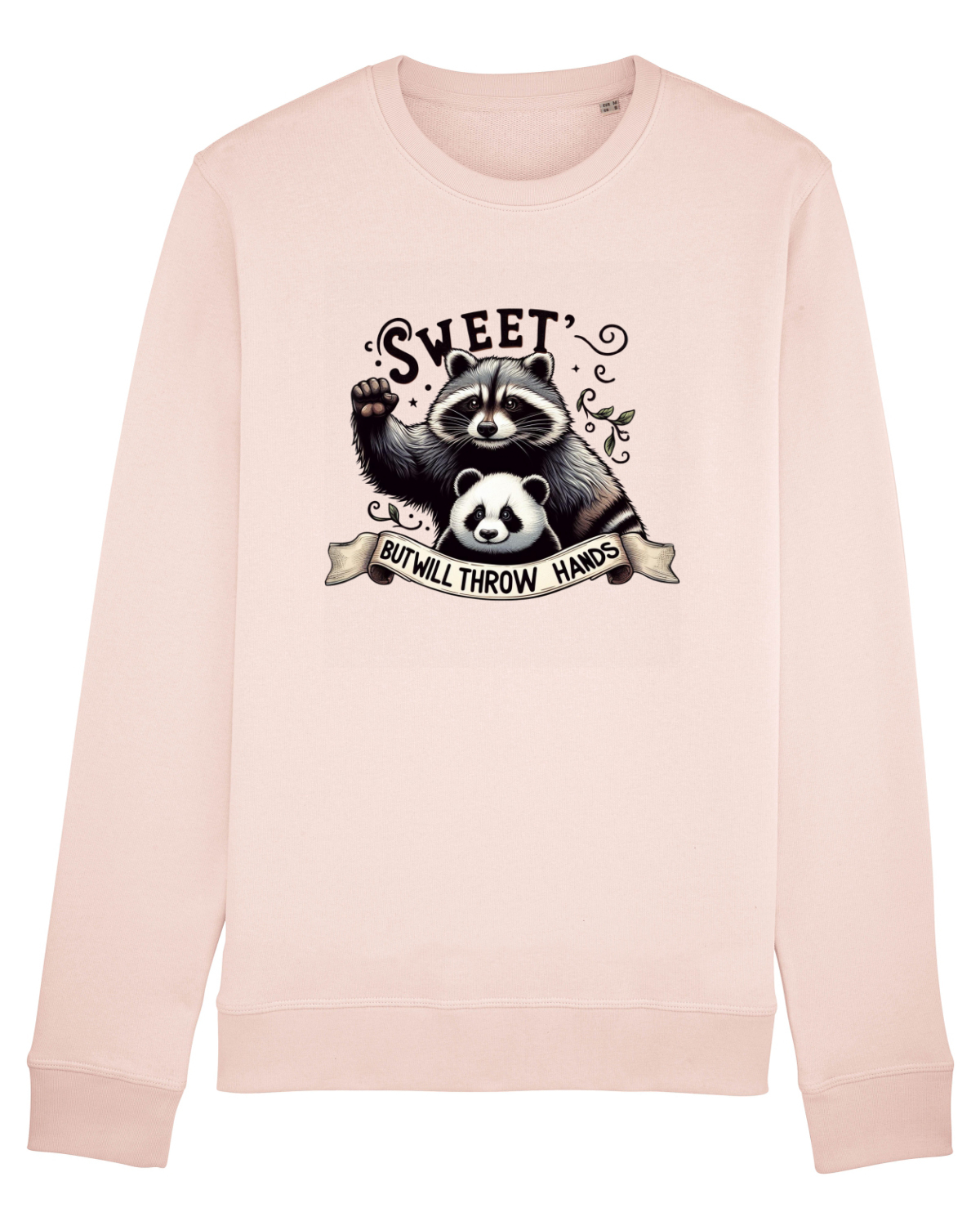 Bluză mânecă lungă Unisex Rise Candy Pink