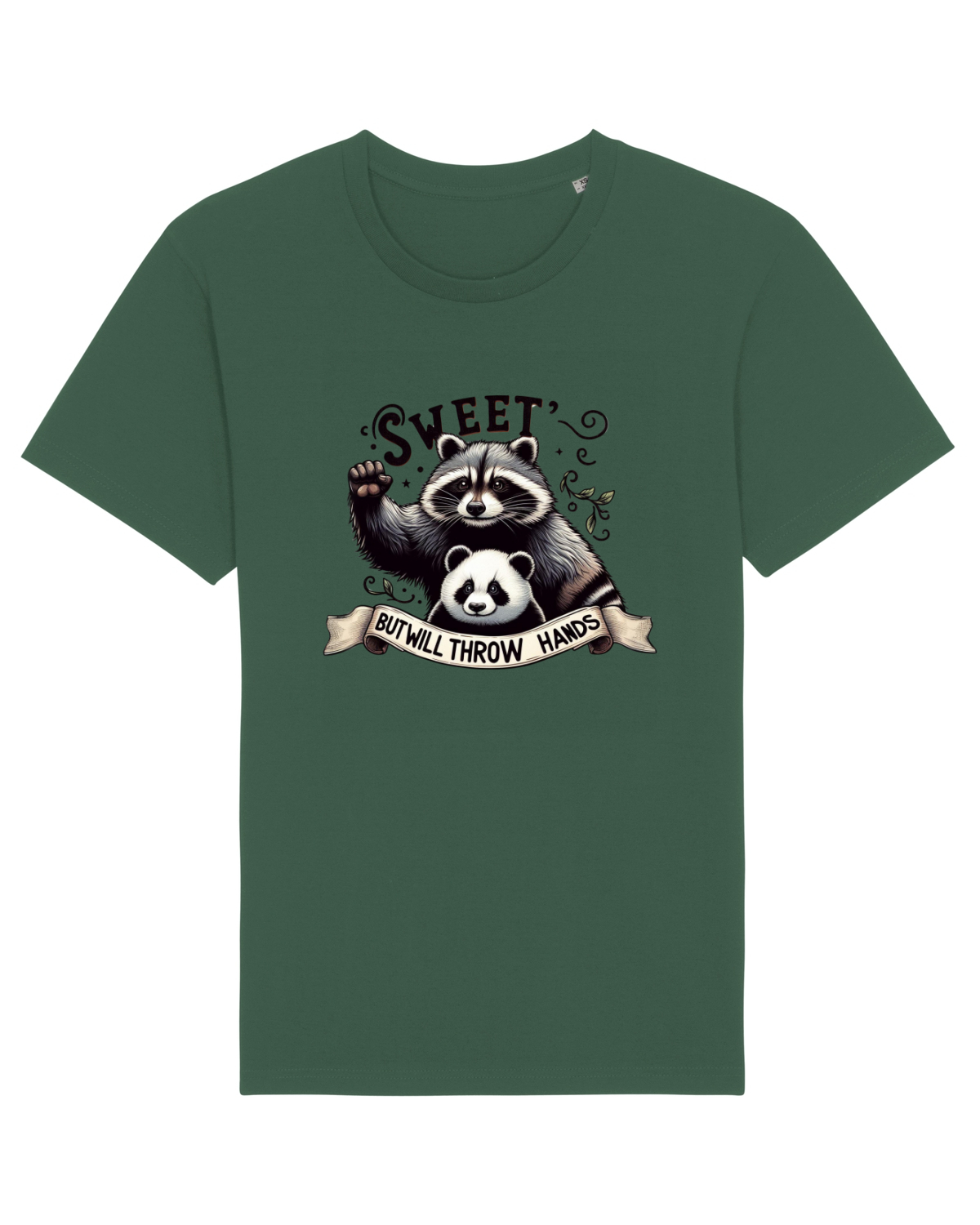 Tricou mânecă scurtă Unisex Rocker Bottle Green