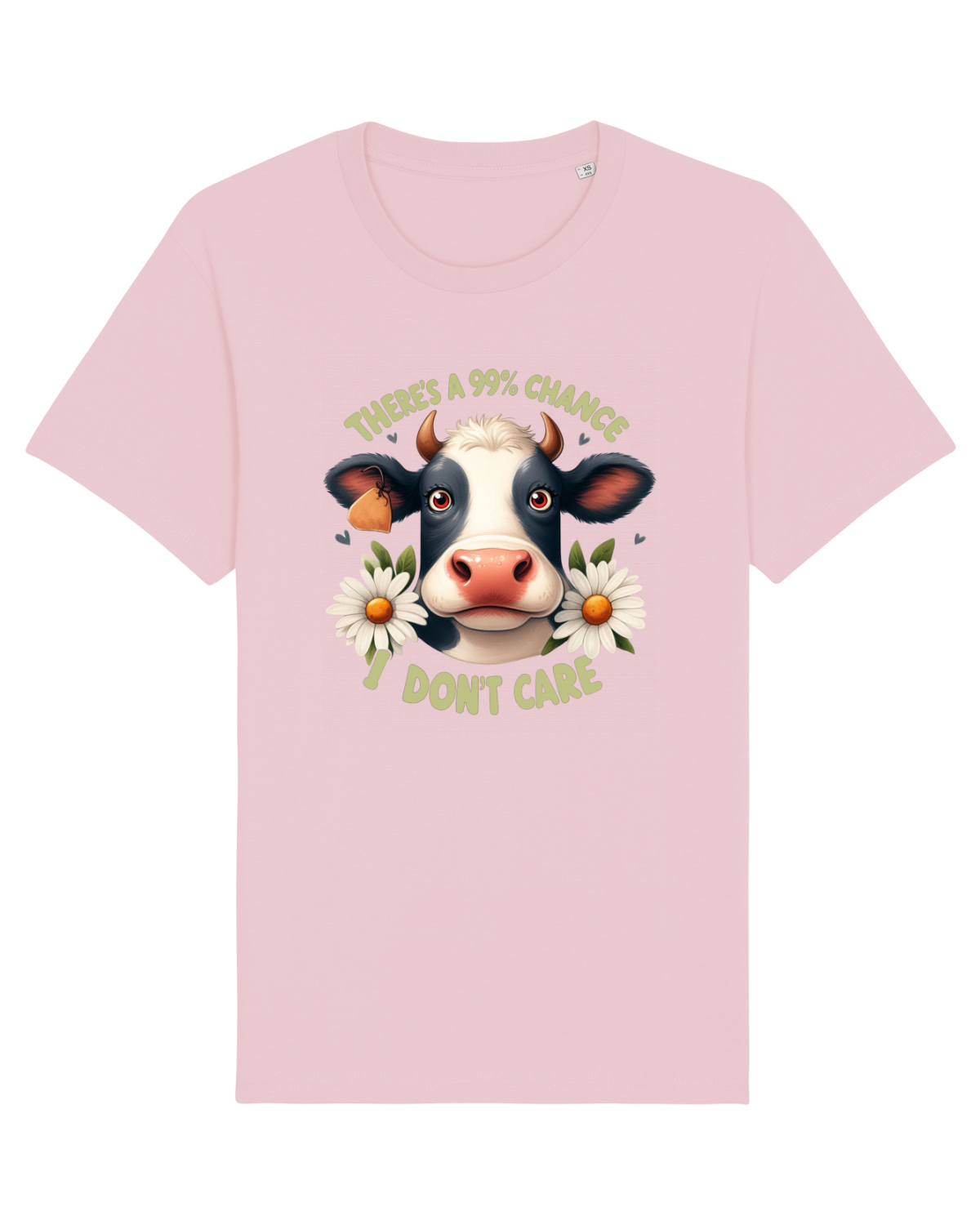 Tricou mânecă scurtă Unisex Rocker Cotton Pink