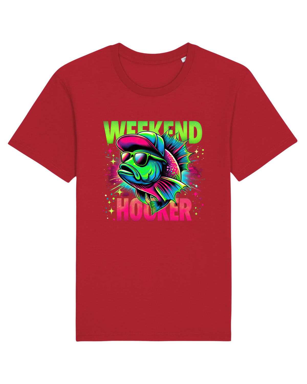 Tricou mânecă scurtă Unisex Rocker Red